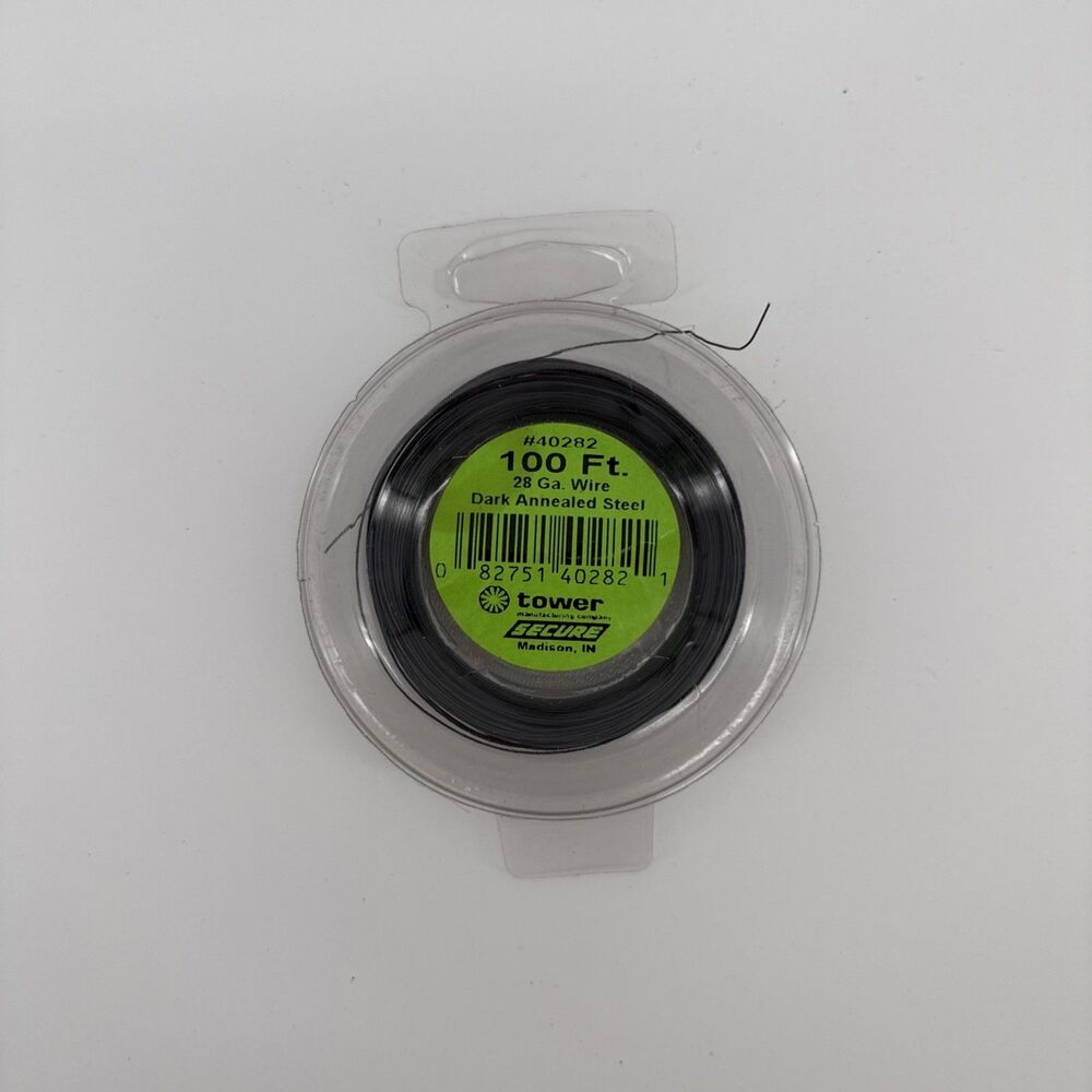 Secure 28ga wire, Dark Annealed Steel not full